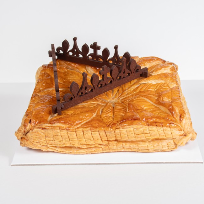 Galette praliné et ananas roti