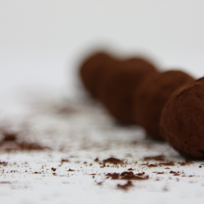 Truffes caramel à la fleur de sel